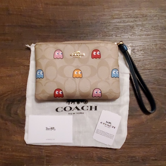 Coach Handbags - Coach Pacman Ghost Wristlet